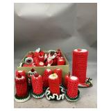 Vintage Crochet Candles