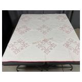 Hand Stitched and Embroidered Quilt