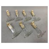 Clear Glass Wall Hooks