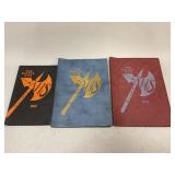 1921-1923 The Battle Axe Albion PA Yearbooks