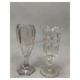 Clear Glass Celery Vases