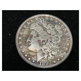 1882 Silver Morgan Dollar Coin