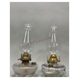 Clear Glass Oil Lamps