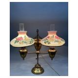 Electrified Double Student Lamp