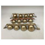 Antique Brass Bar Sleigh Bells