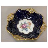 Jimenau Genuine Cobalt Hand Enameled Bowl