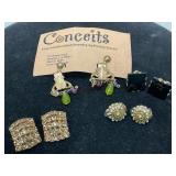 Vintage Clip On Earrings