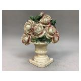 Cast Iron Bouquet Of Roses Door Stop