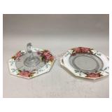 Noritake Azalea  9 inch Glass Serving Dishes