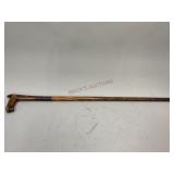 Vintage Wooden Cane with Concealed Weapon