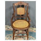 Antique Caned Bottom Chair