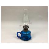 Blue Vintage Finger Oil Lamp