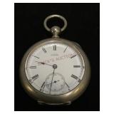 Silveroid A.W. Co Waltham Co. Pocket Watch