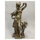 Art Nouveau Style Statue of Venus & Cupid
