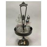 Vintage Silver Plate Cruet Set
