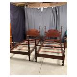 Mahogany Twin Bed Frames