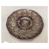 Fenton Persian Medallion Carnival Glass Plate