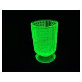 Vaseline Glass Spooner (EAPG) Richardï¿½s & Hartley