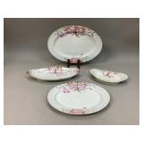 Noritake Azalea Platers and Serving Dishes
