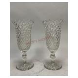 Early American Pattern Glass Celery Vases
