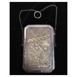 Silver Chatelaine Calling Card Case