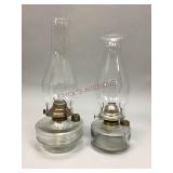 Clear Glass Oil Lamps