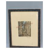 W. Nutting Signed Framed Print