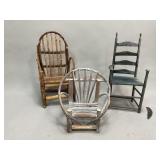 Wooden Doll Chairs
