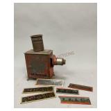 Vintage Magic Lantern with Slides