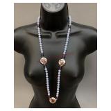 Lavender Jade Necklace