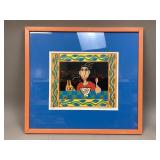 Signed Folk-Art "Beautiful Soup" By Mary Hamilton