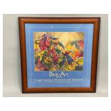 Framed Birds in Art 2012 Poster