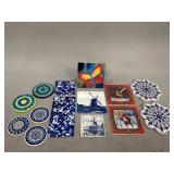 Assorted Ceramic Tiles and Coasters
