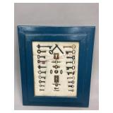 Framed Vintage Keys and More