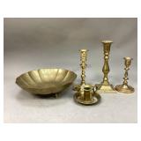 Brass Candle Holders and More