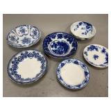 Flow Blue Serving Bowls