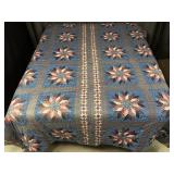 Red White and Blue Comforter with String Ties