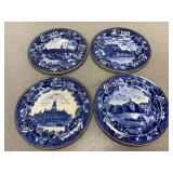 Four Vintage Wedgwood Plates