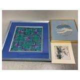 Framed Embroidery and More