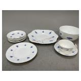 Gustavberg Adderley Blue Chelsea China