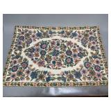 Hand Made Woolen Chain Stitch Rug