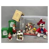 Tote of Christmas Decorations