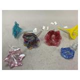 Glass Trumpet Flower Ornaments