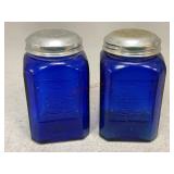 Cobalt Blue Salt and Pepper Shakers