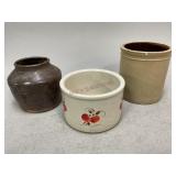 Assorted Stoneware Crocks