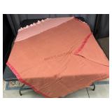 Wool Blankets with Silk Borders