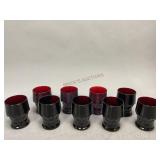 Red Georgian Tumblers
