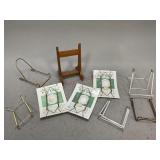 Assorted Plate Stands and Hangers