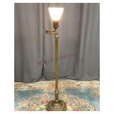 Brass Swing Arm Floor Lamp