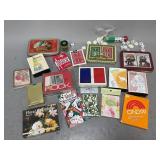 Assorted Card Games, Tallies, Die and More